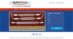 Desktop Screenshot of krishnauv.com