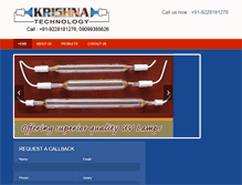 Tablet Screenshot of krishnauv.com